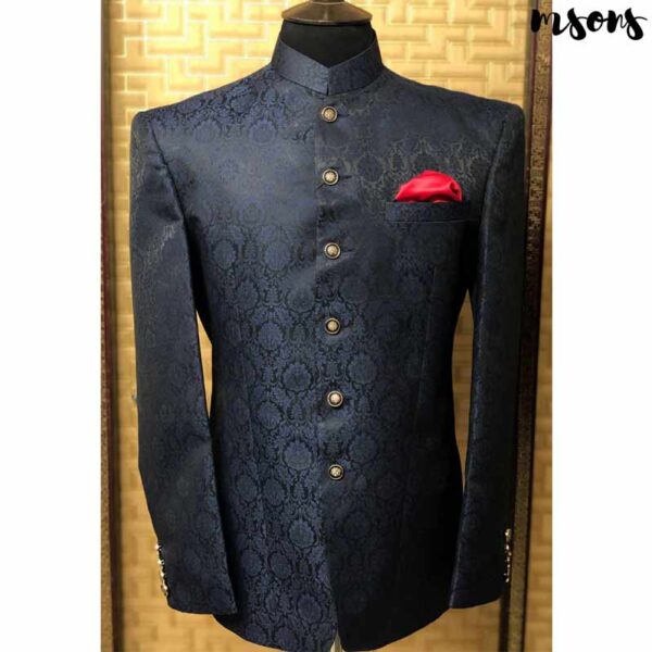 Blue – Designer Prince Coat – MSONS PAKISTAN
