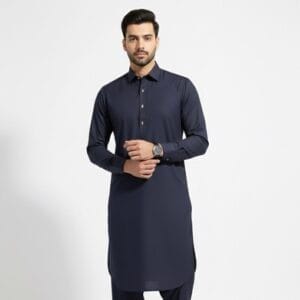 Dark Purple – President Series – Shalwar Kameez
